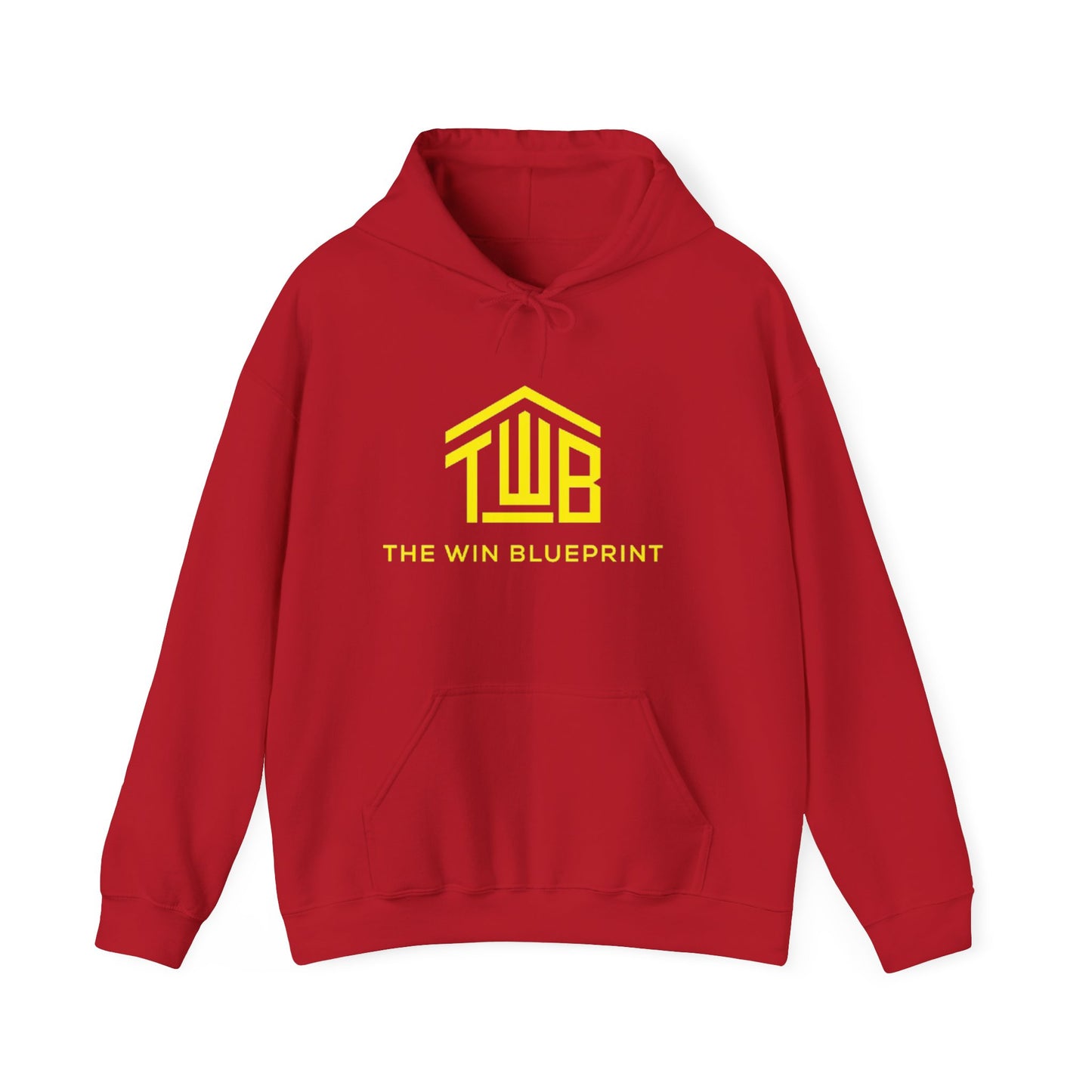 Modern Win Blueprint Hoodie, Unisex Hoodie for Motivational Fitness, Casual Wear, Gift for Goal-Setters, Cozy Apparel
