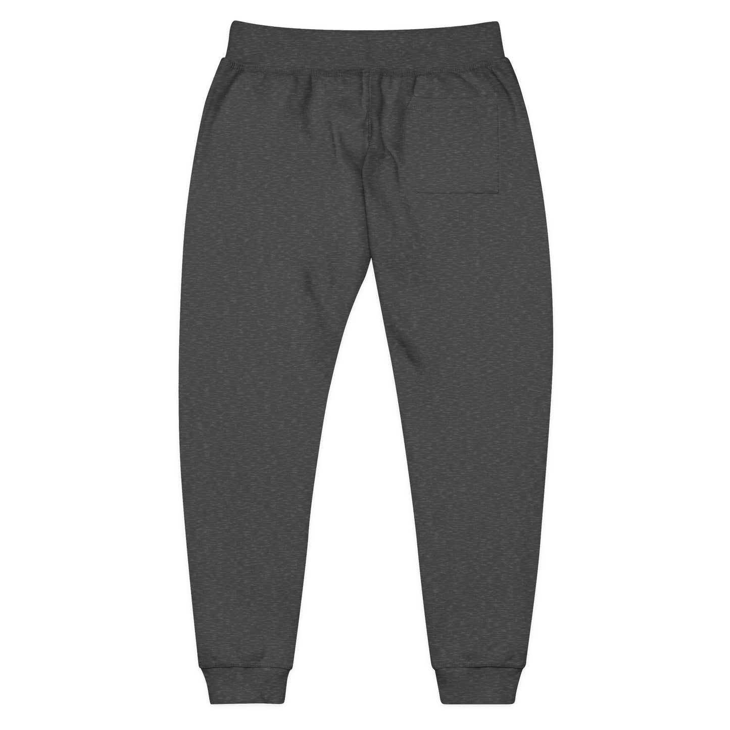 Cozy Unisex Fleece Sweatpants with Embroidery, Comfortable Lounge Pants, Gift for Her/Him, Casual Wear, Fall/Winter Essentials