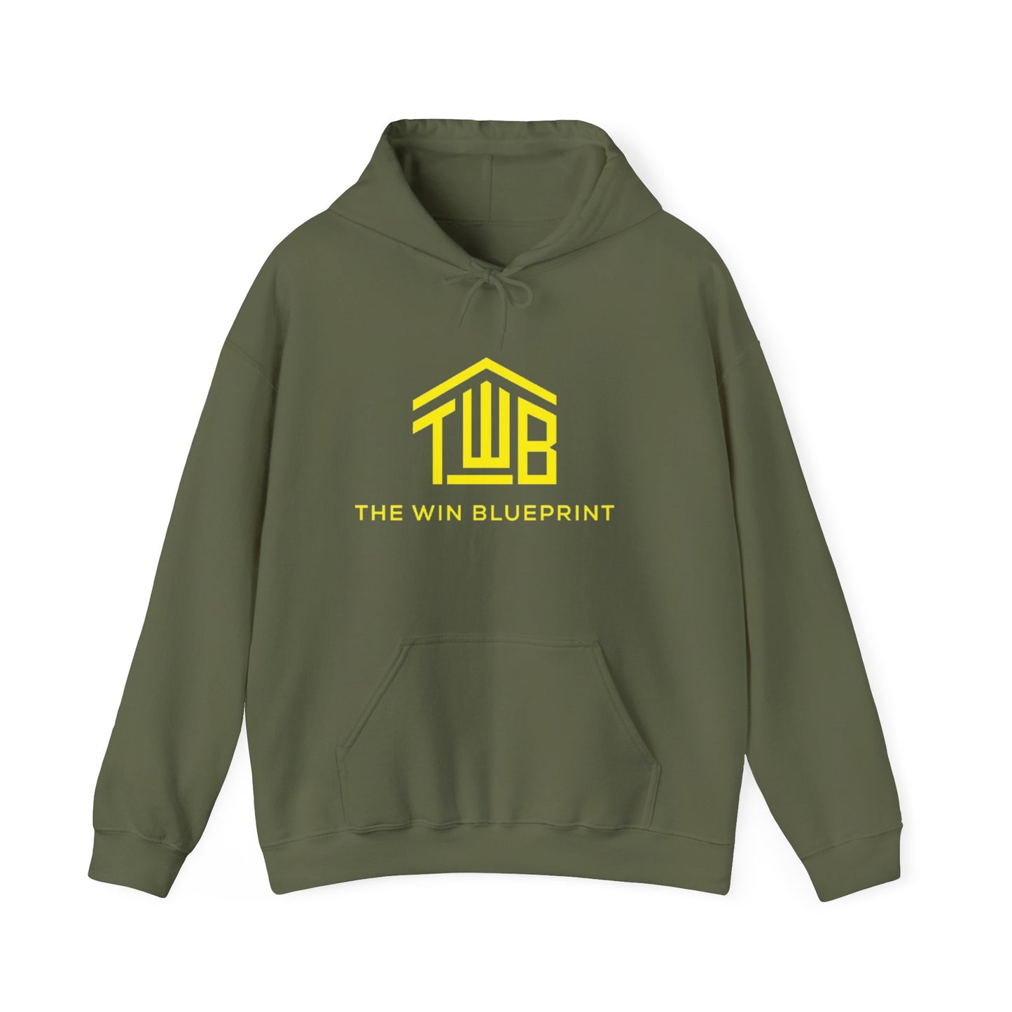 Modern Win Blueprint Hoodie, Unisex Hoodie for Motivational Fitness, Casual Wear, Gift for Goal-Setters, Cozy Apparel