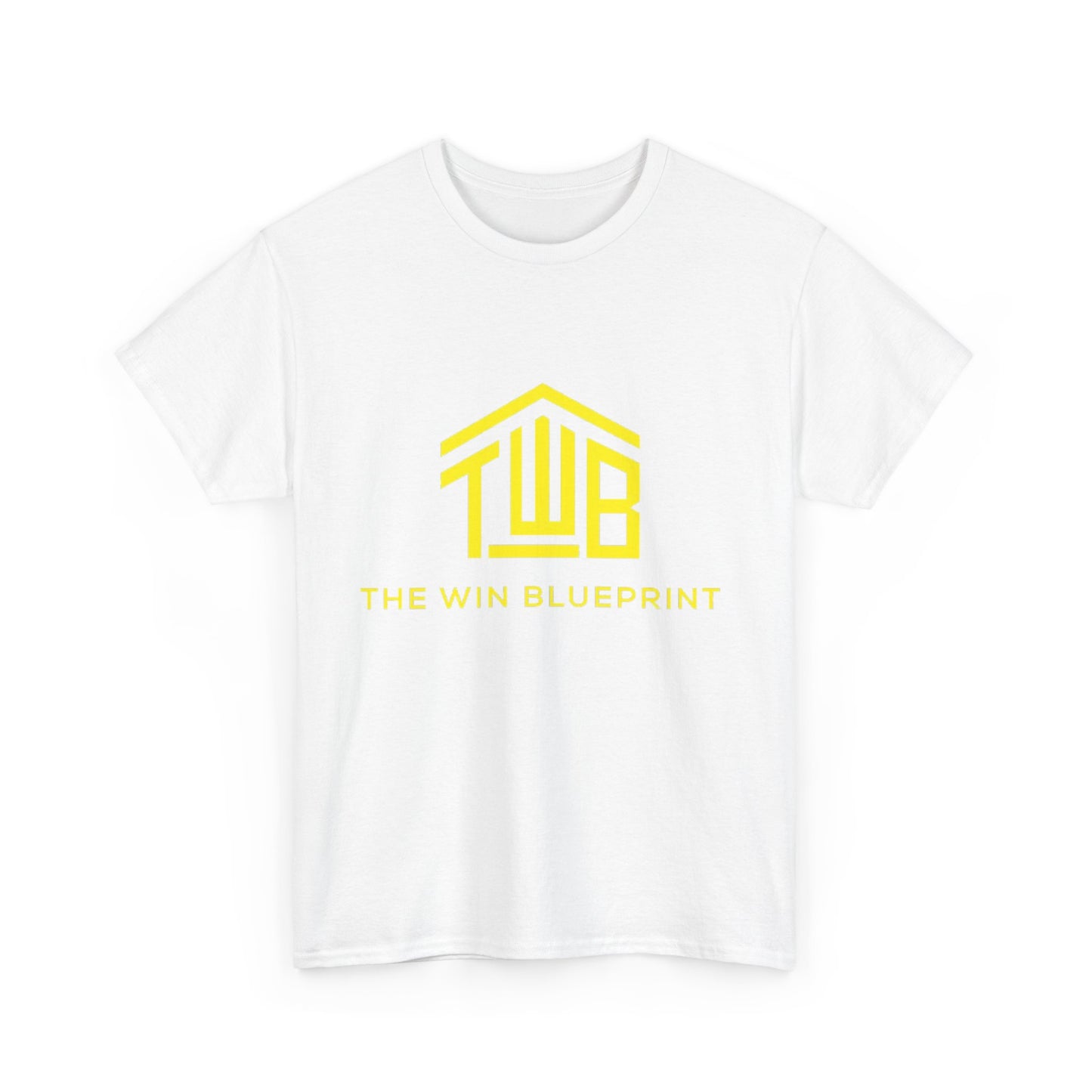 The Win Blueprint Unisex Heavy Cotton Tee - Casual Style, Gift for Entrepreneurs, Motivational Apparel, Daily Wear, Trendy Graphic Tee