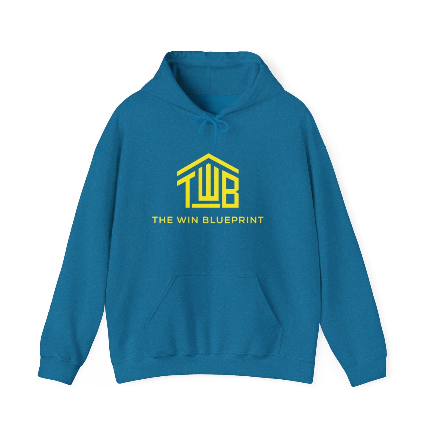 Modern Win Blueprint Hoodie, Unisex Hoodie for Motivational Fitness, Casual Wear, Gift for Goal-Setters, Cozy Apparel