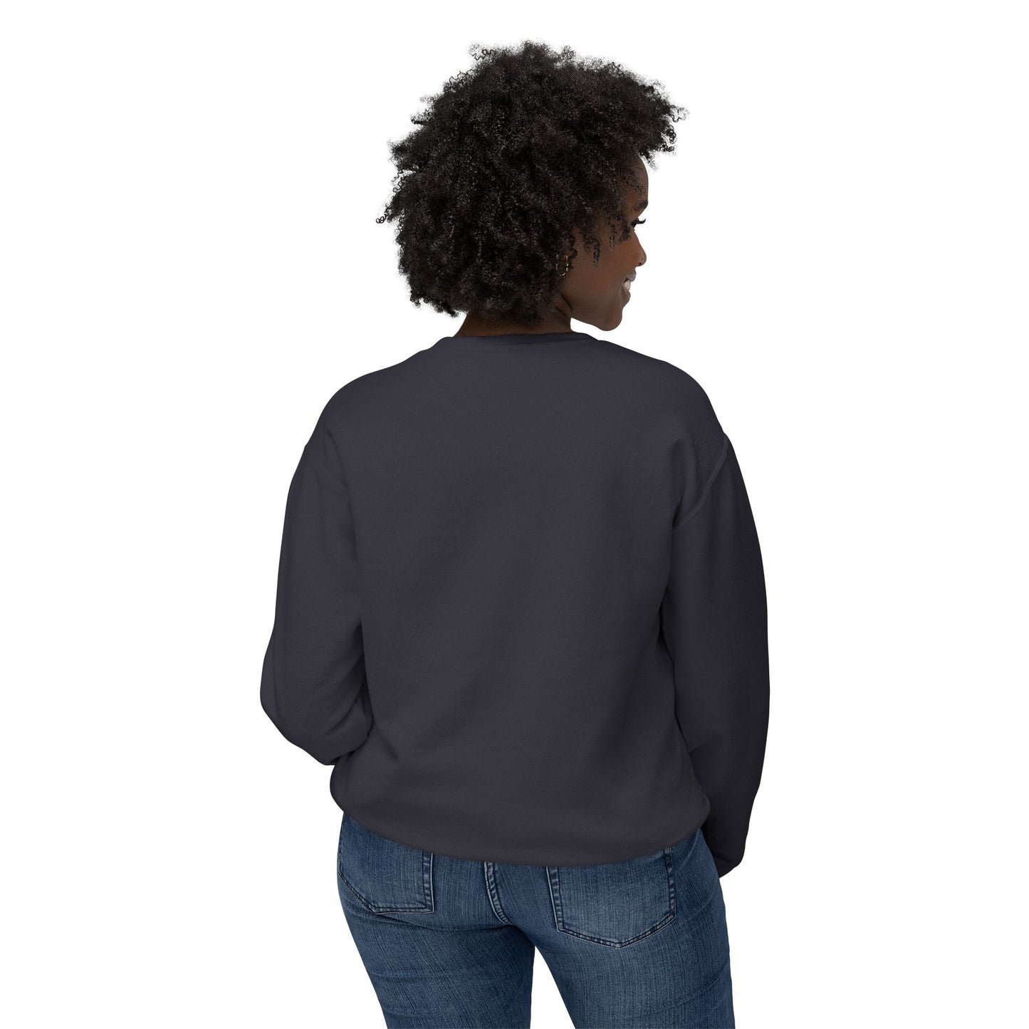 Unisex Lightweight Crewneck Sweatshirt - The Work Blueprint, Casual Gift, Cozy Layer, Everyday Comfort, Creative Vibes