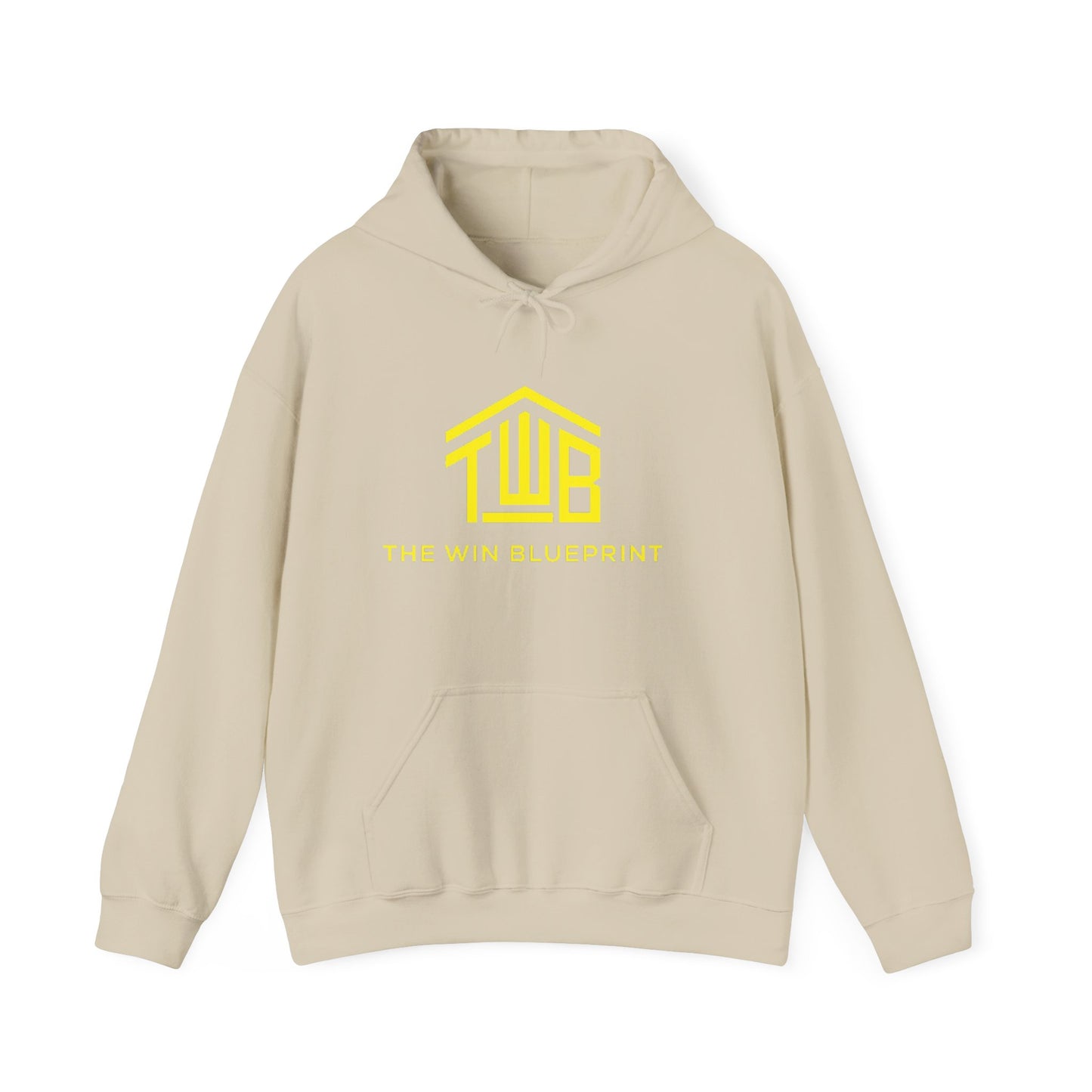 Modern Win Blueprint Hoodie, Unisex Hoodie for Motivational Fitness, Casual Wear, Gift for Goal-Setters, Cozy Apparel
