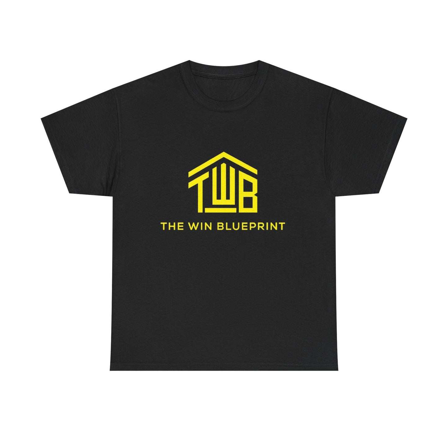 The Win Blueprint Unisex Heavy Cotton Tee - Casual Style, Gift for Entrepreneurs, Motivational Apparel, Daily Wear, Trendy Graphic Tee