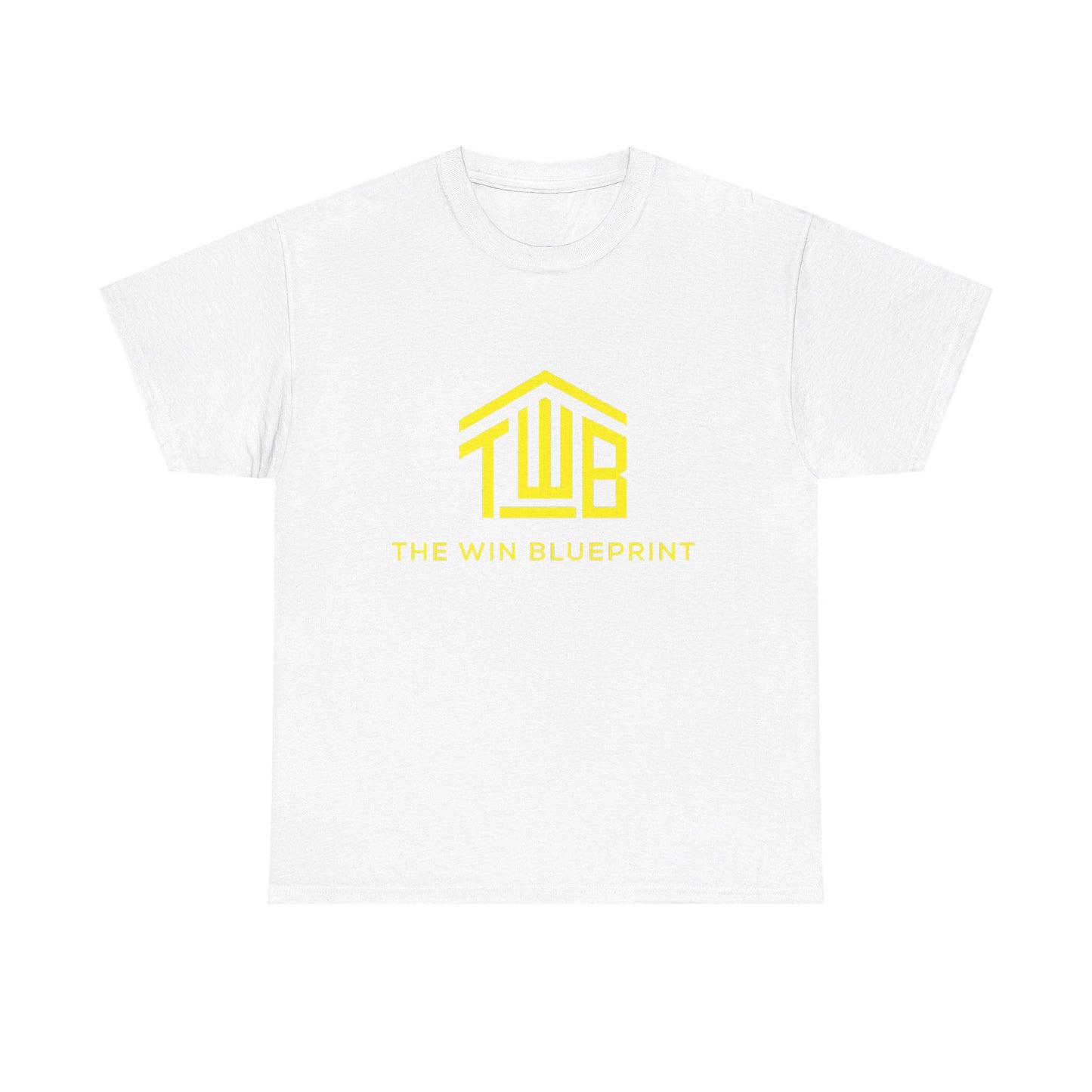 The Win Blueprint Unisex Heavy Cotton Tee - Casual Style, Gift for Entrepreneurs, Motivational Apparel, Daily Wear, Trendy Graphic Tee