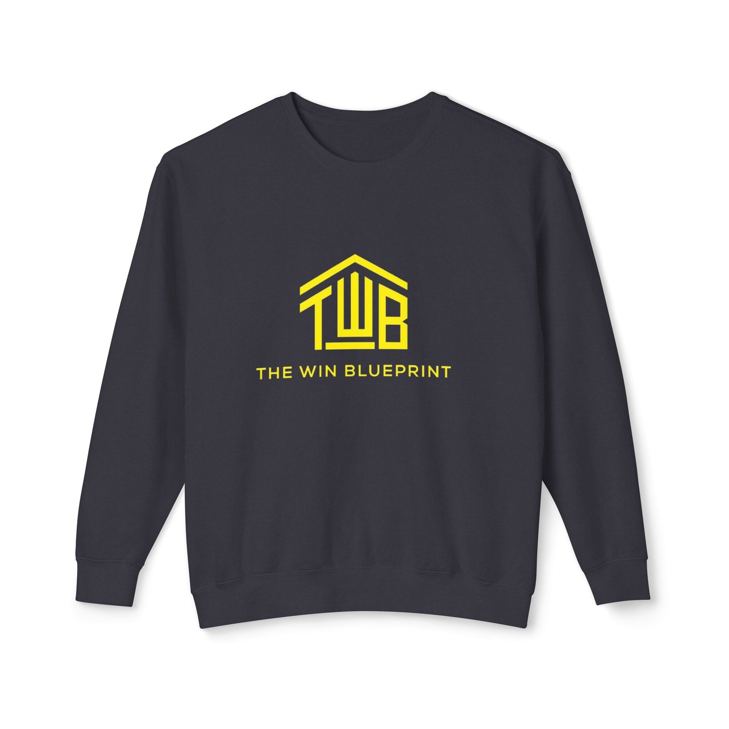 Unisex Lightweight Crewneck Sweatshirt - The Work Blueprint, Casual Gift, Cozy Layer, Everyday Comfort, Creative Vibes