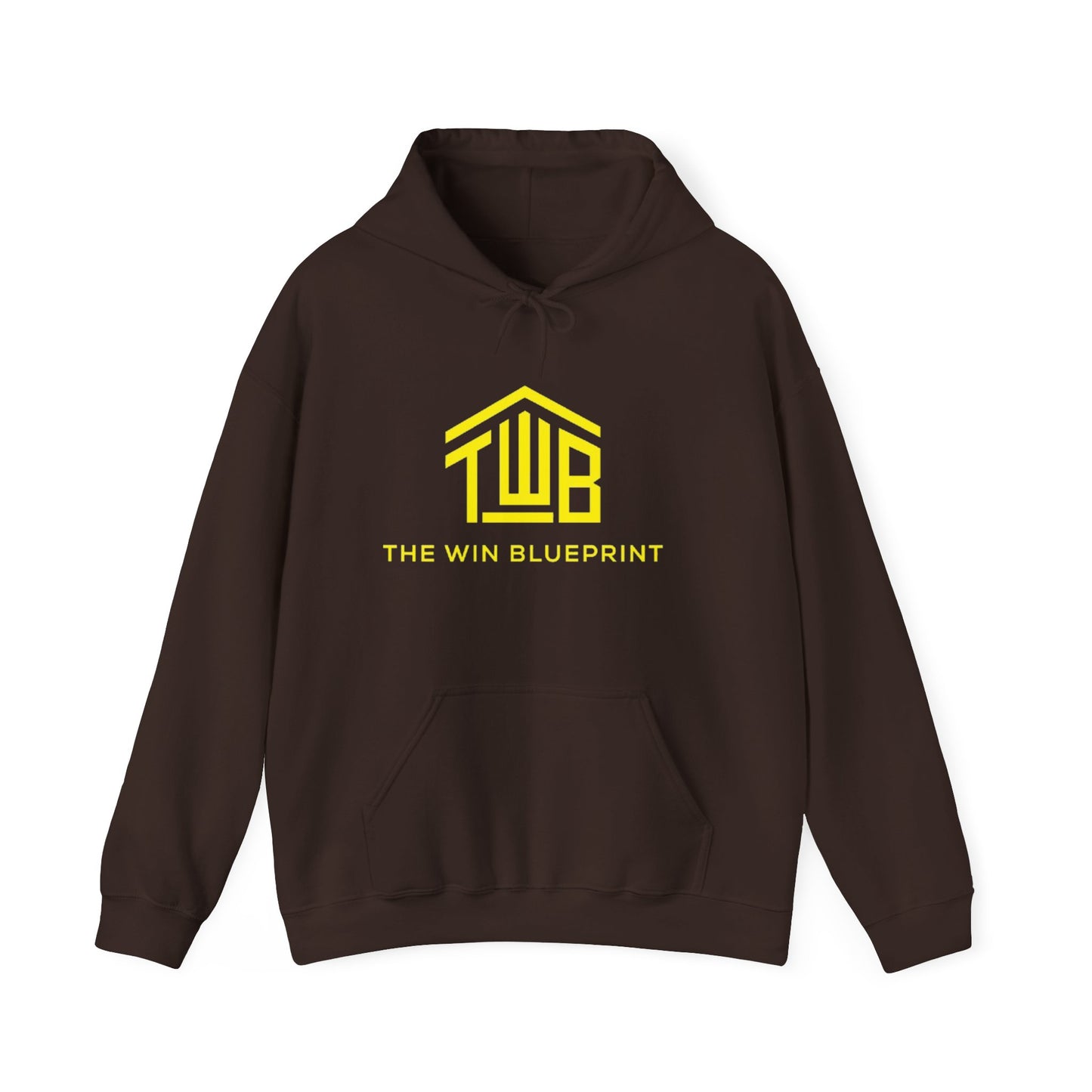 Modern Win Blueprint Hoodie, Unisex Hoodie for Motivational Fitness, Casual Wear, Gift for Goal-Setters, Cozy Apparel