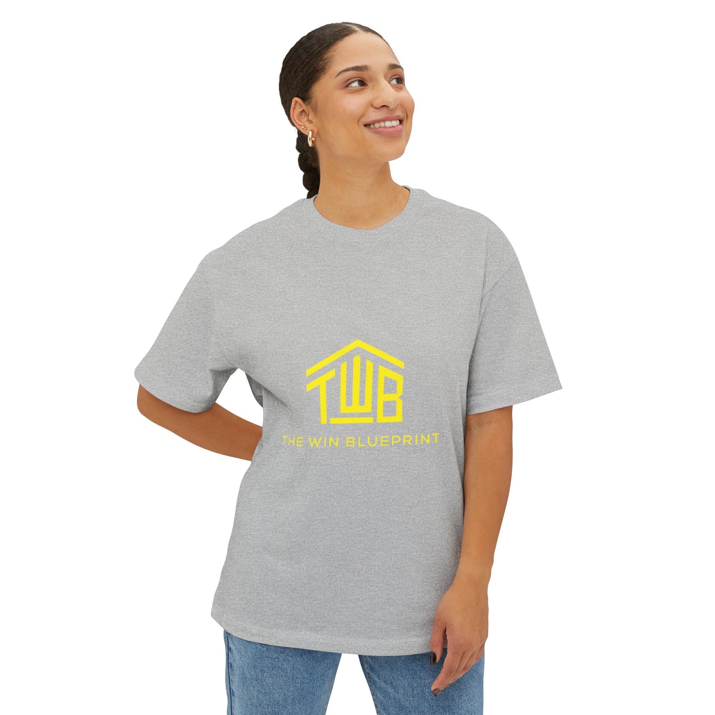 Stylish Unisex Oversized Tee - The WIn Blueprint, Comfortable Casual T-Shirt, Perfect Gift for Friends, Unique Fashion Statement, [...]