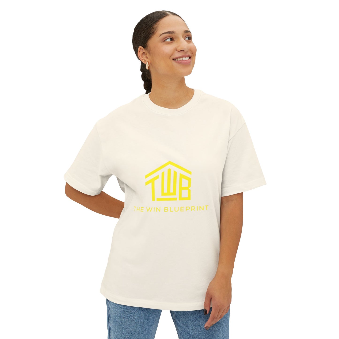 Stylish Unisex Oversized Tee - The WIn Blueprint, Comfortable Casual T-Shirt, Perfect Gift for Friends, Unique Fashion Statement, [...]