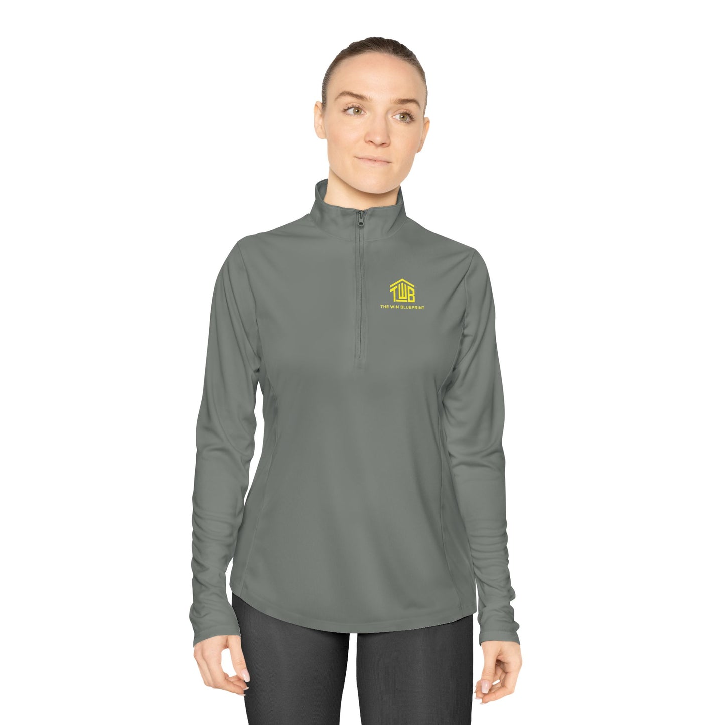 Stylish Ladies Quarter-Zip Pullover, Perfect for Workout, Casual Outings, Fall Layers, Gift for Her, Cozy & Chic