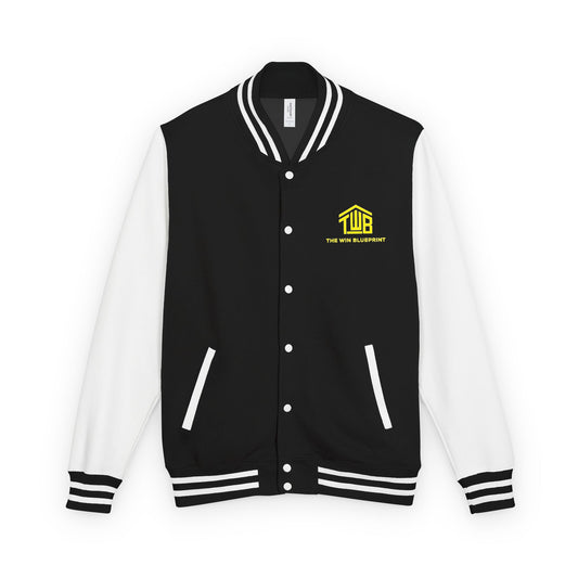 Letterman Jacket — “The Win Blueprint” Logo Varsity Jacket