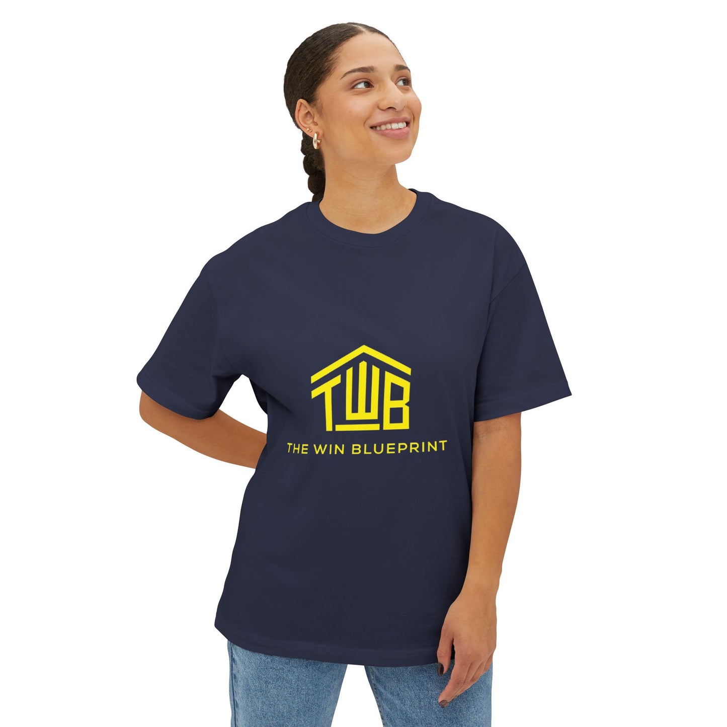 Stylish Unisex Oversized Tee - The WIn Blueprint, Comfortable Casual T-Shirt, Perfect Gift for Friends, Unique Fashion Statement, [...]