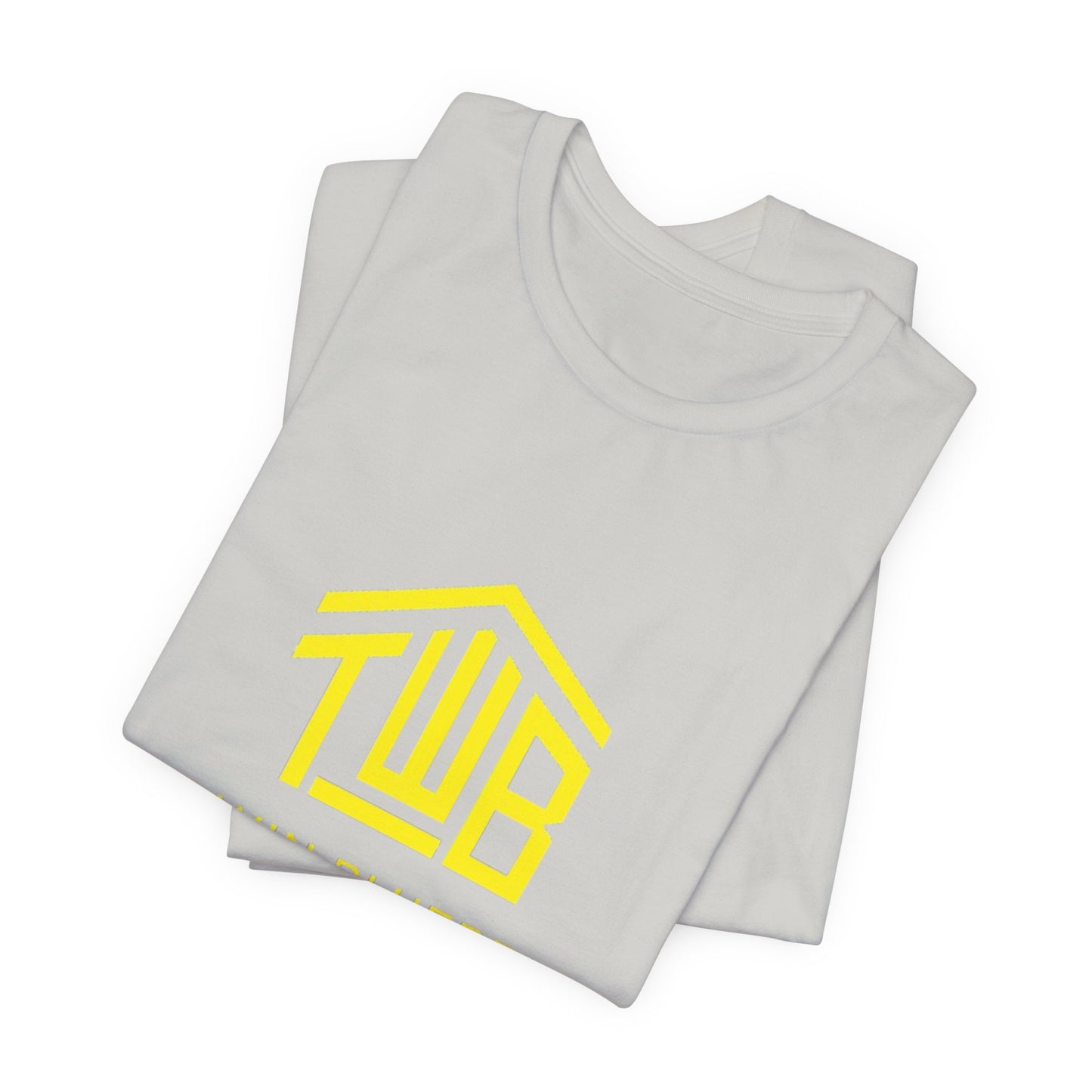 The official The Win Blueprint Tee — Yellow Logo Graphic T-Shirt