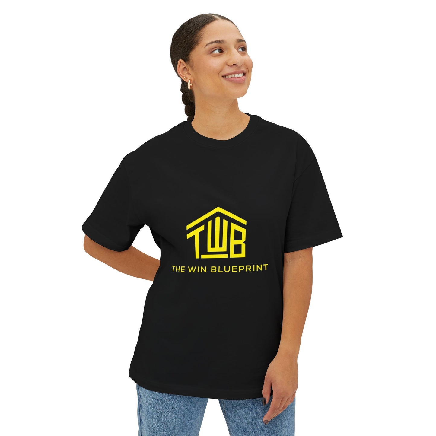 Stylish Unisex Oversized Tee - The WIn Blueprint, Comfortable Casual T-Shirt, Perfect Gift for Friends, Unique Fashion Statement, [...]