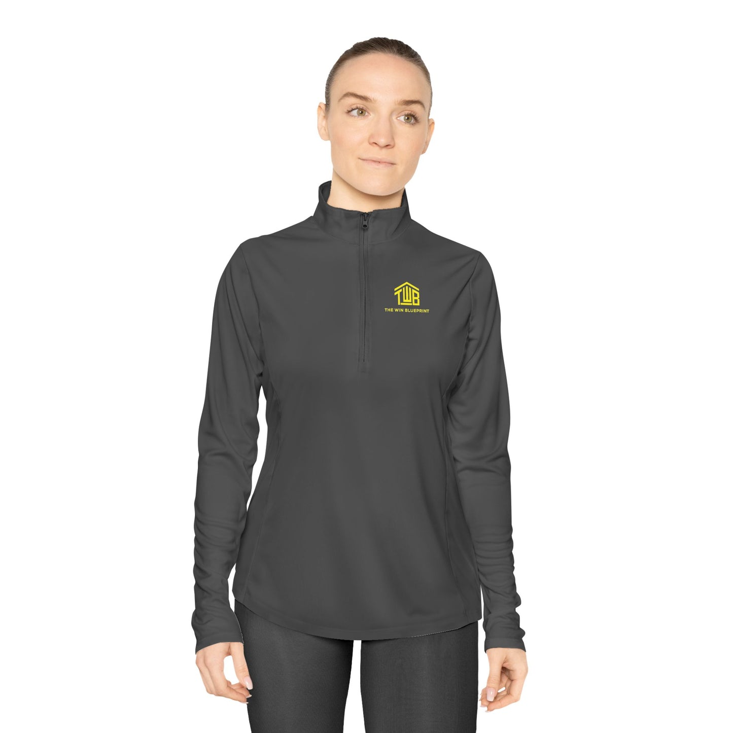 Stylish Ladies Quarter-Zip Pullover, Perfect for Workout, Casual Outings, Fall Layers, Gift for Her, Cozy & Chic