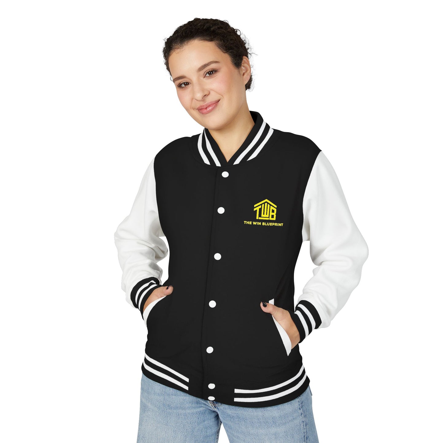 Letterman Jacket — “The Win Blueprint” Logo Varsity Jacket