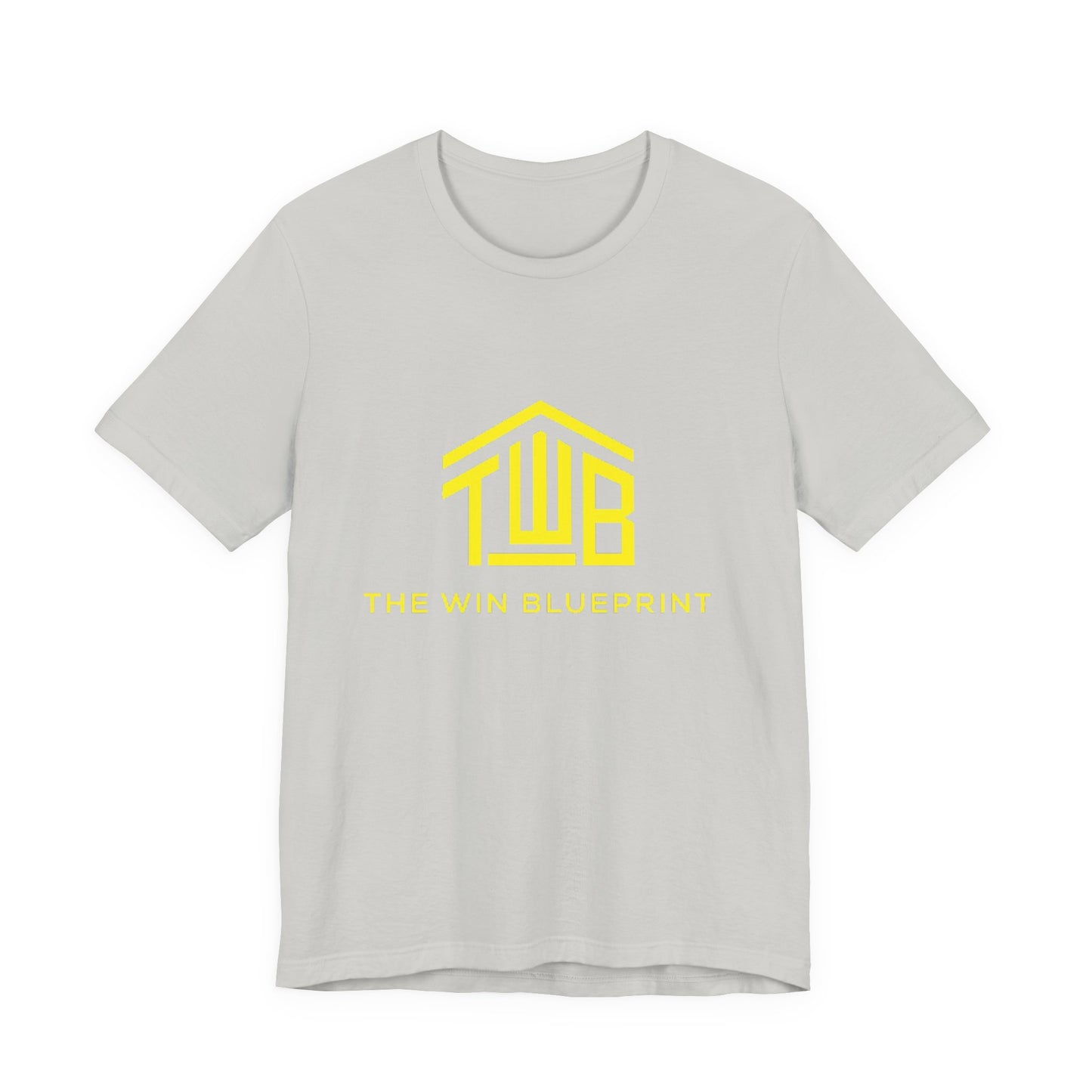 The official The Win Blueprint Tee — Yellow Logo Graphic T-Shirt