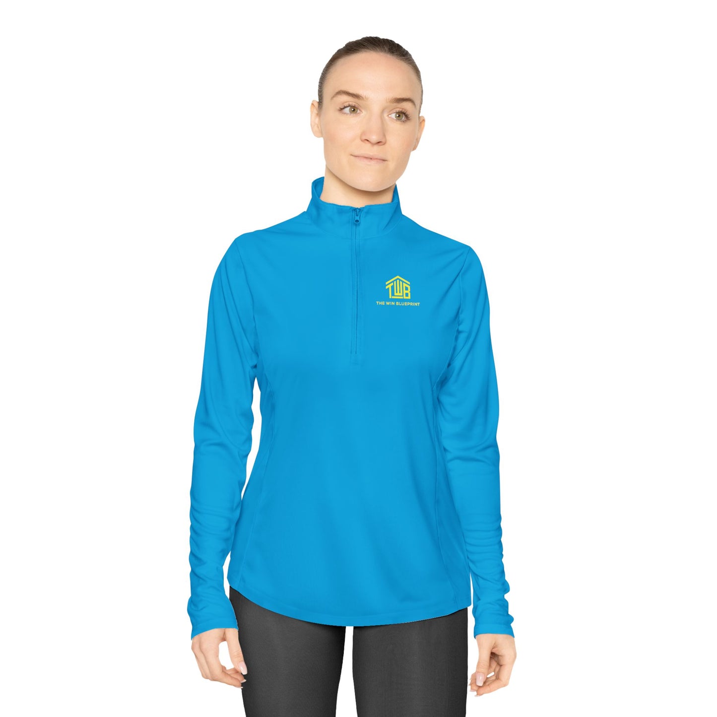 Stylish Ladies Quarter-Zip Pullover, Perfect for Workout, Casual Outings, Fall Layers, Gift for Her, Cozy & Chic