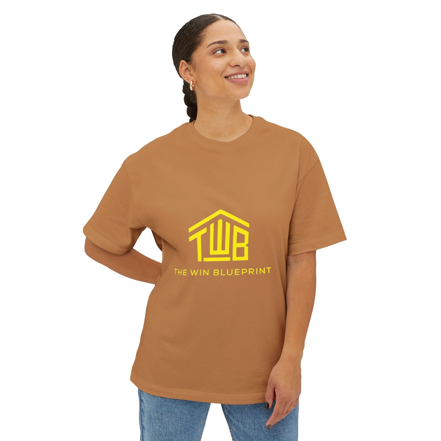 Stylish Unisex Oversized Tee - The WIn Blueprint, Comfortable Casual T-Shirt, Perfect Gift for Friends, Unique Fashion Statement, [...]
