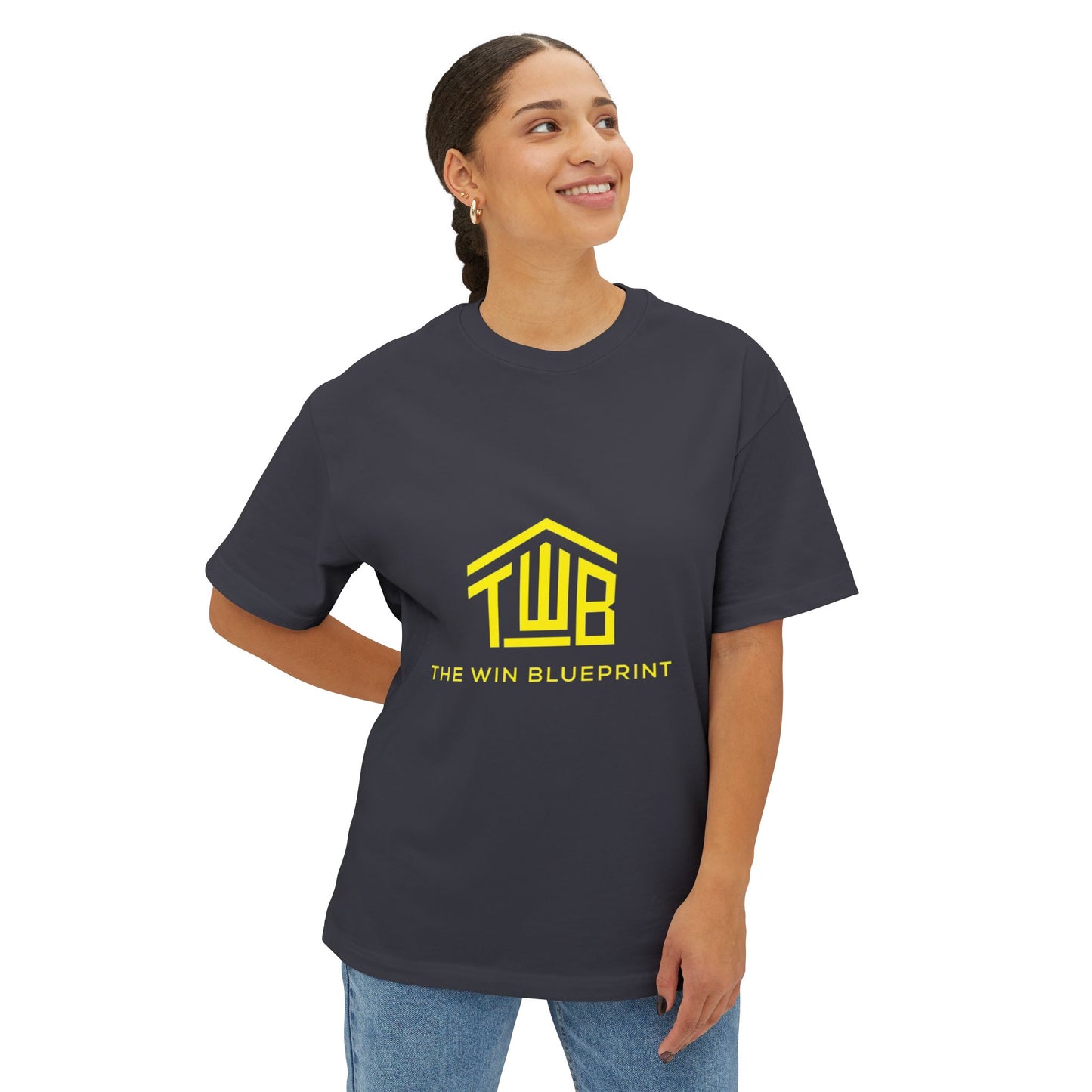 Stylish Unisex Oversized Tee - The WIn Blueprint, Comfortable Casual T-Shirt, Perfect Gift for Friends, Unique Fashion Statement, [...]
