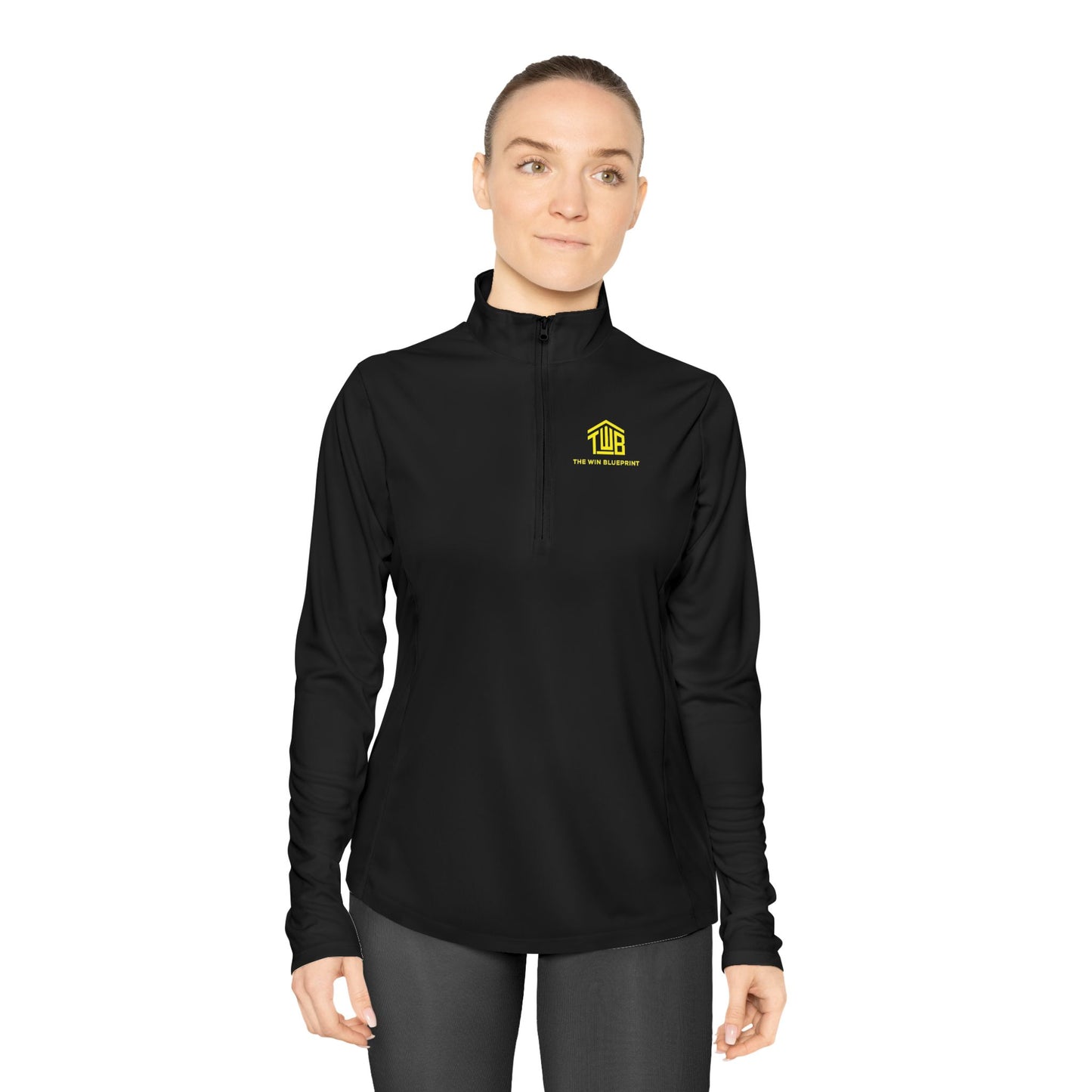 Stylish Ladies Quarter-Zip Pullover, Perfect for Workout, Casual Outings, Fall Layers, Gift for Her, Cozy & Chic