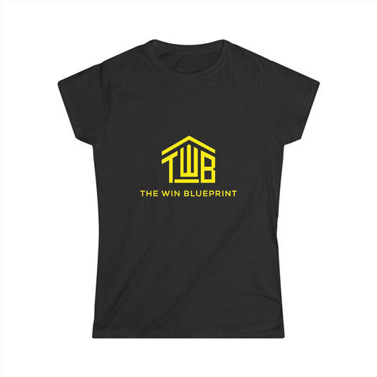Women's Softstyle Tee with Home Theme, Cozy Casual Top, Gift for Her, Summer Wardrobe Staple, Graphic Tee for Friends, Housewarming Shirt