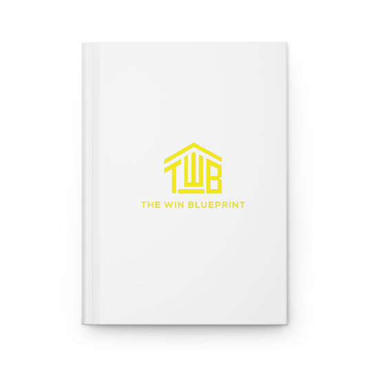 Hardcover Journal - The Win Blueprint, Motivational Journal, Goal Planner, Writing Notebook, Inspirational Gift, Productivity Diary